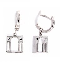 Orecchini Loving Palladio  3D in Argento ORB02 SERLIANA - ORB02 SERLIANA